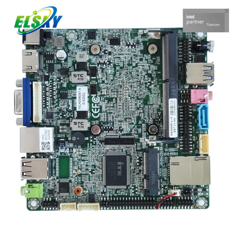 6th Gen 4K HDMI M.2 SATA 12-19V DC Wide Voltage Power Supply Industrial Board