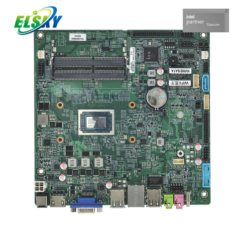 AMD Ryzen R2000 Motherboard DDR4 Dual LAN 4K HDMI DP 12V/19V M.2 Type-C