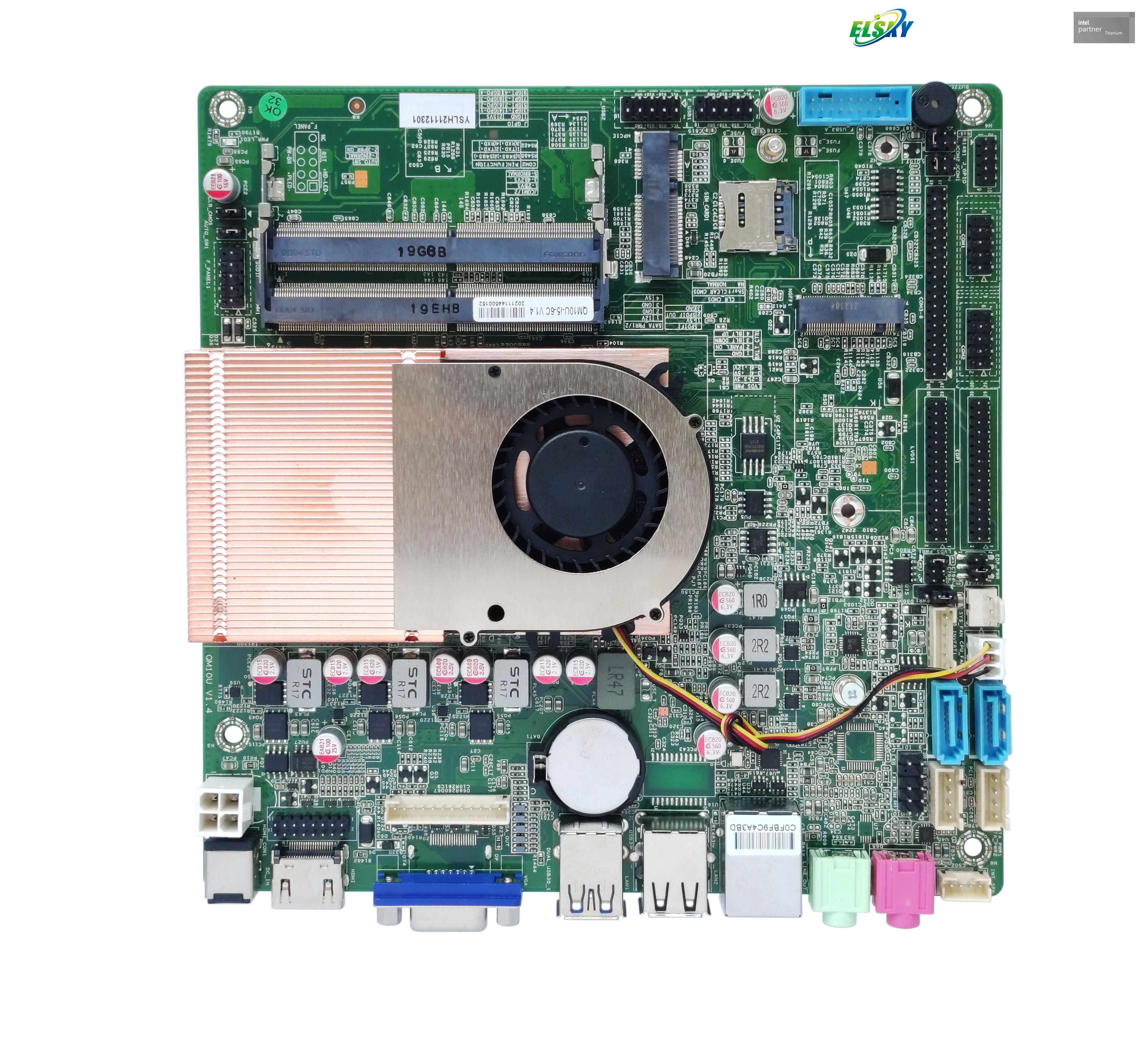 Factory Low Consumption Motherboard with Intel I3-8145U I5-8265U/8365U I7- 8565U CPU for 17 Years