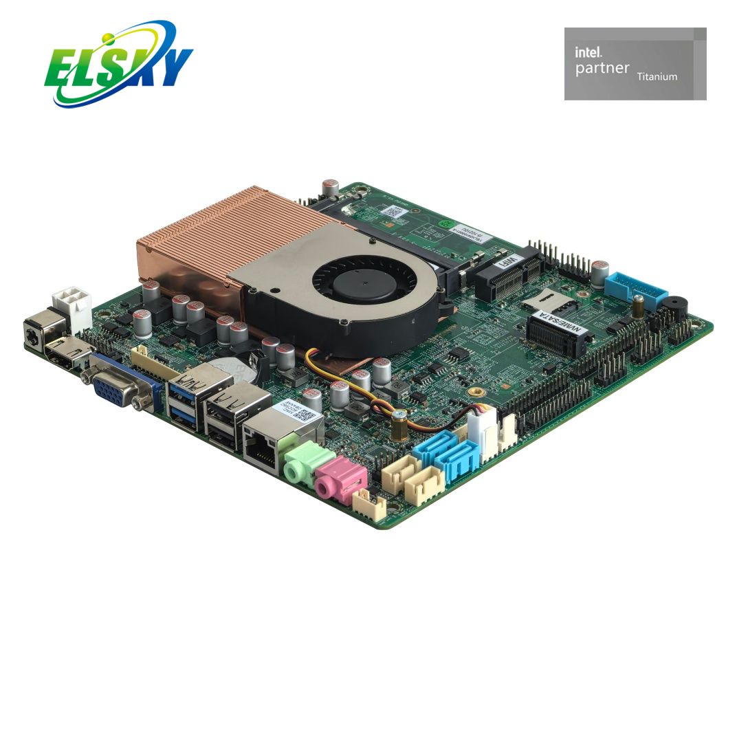 Mini-ITX Motherboard Manufacturer 8th Gen Whiskey Lake 4K Dual LAN Wholesale China for Industrial