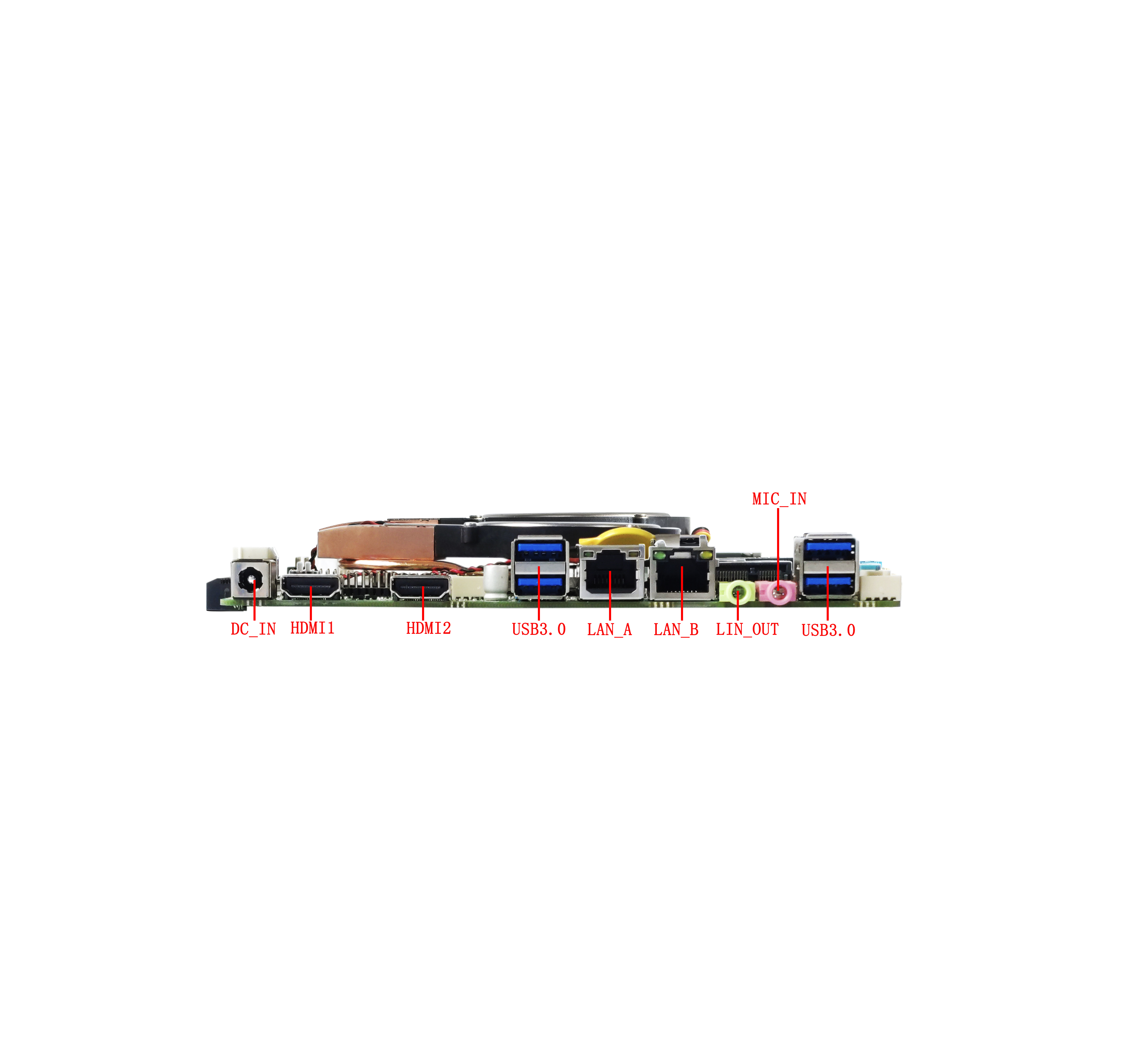  Mini itx Motherboard with Intel 6th 7th generation 2*HD-MI 4K LVDS 2K Dispaly VGA optional 6COM 2LAN 6USB etc