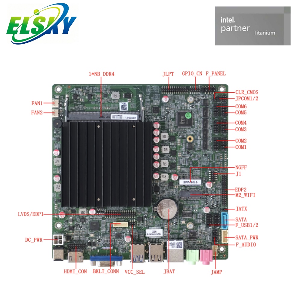 Intel Alder Lale-N Series N100 N97 N95 UHD Graphics VGA HDMI Thin Fanless Mini Itx Motherboard From China Manufacturer