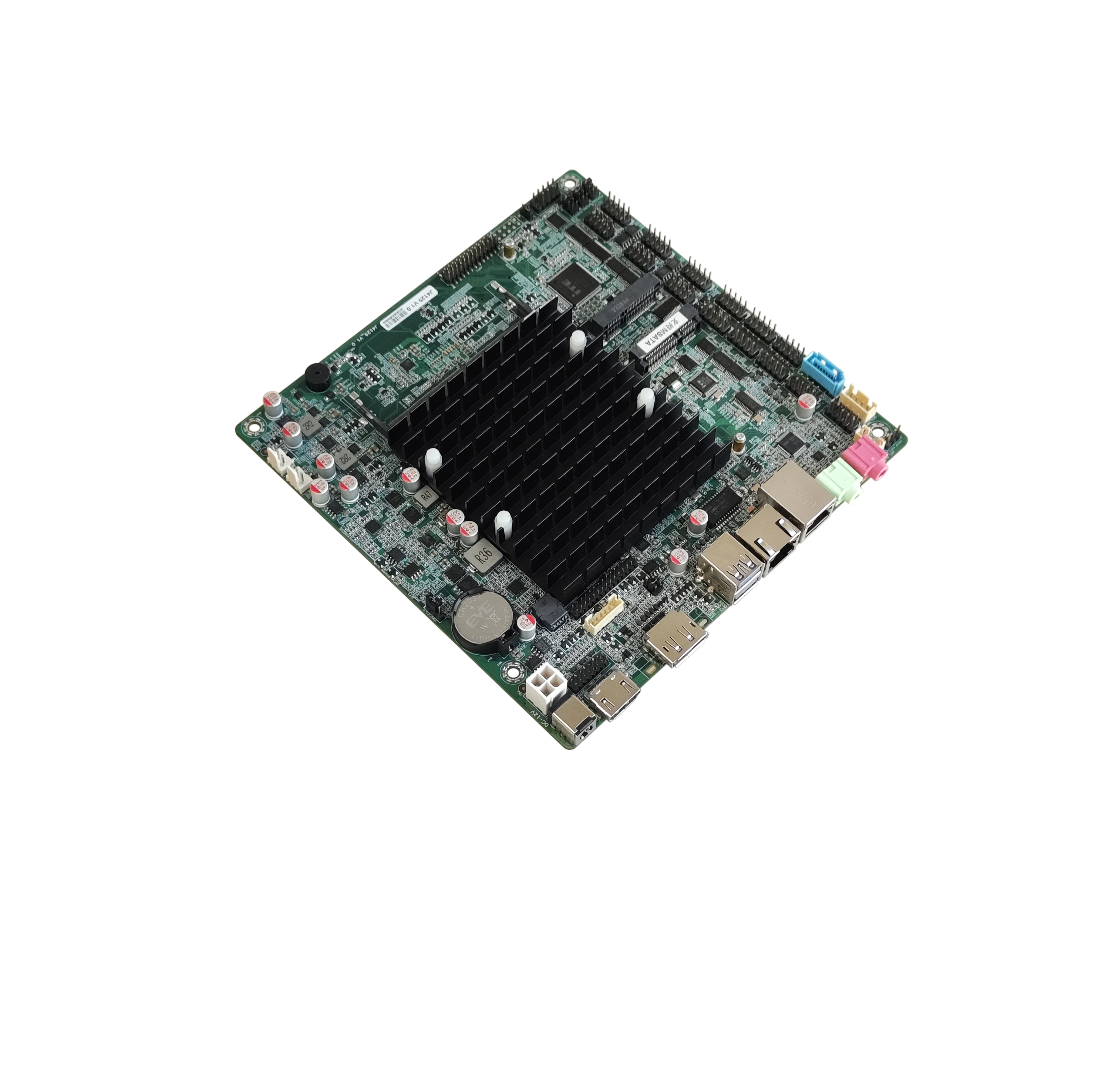 fanless motherboard Intel X86 Fanless Motherboard J4125 CPU DDR4 HD-MIVGA LVDS/EDP Low Power New with Processor Processor