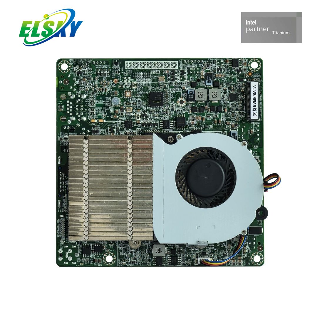 NANO-ITX Board 8th Gen Optional Dual LAN 4K HDMI VGA M.2 Mini-PCIe for Edge Computing
