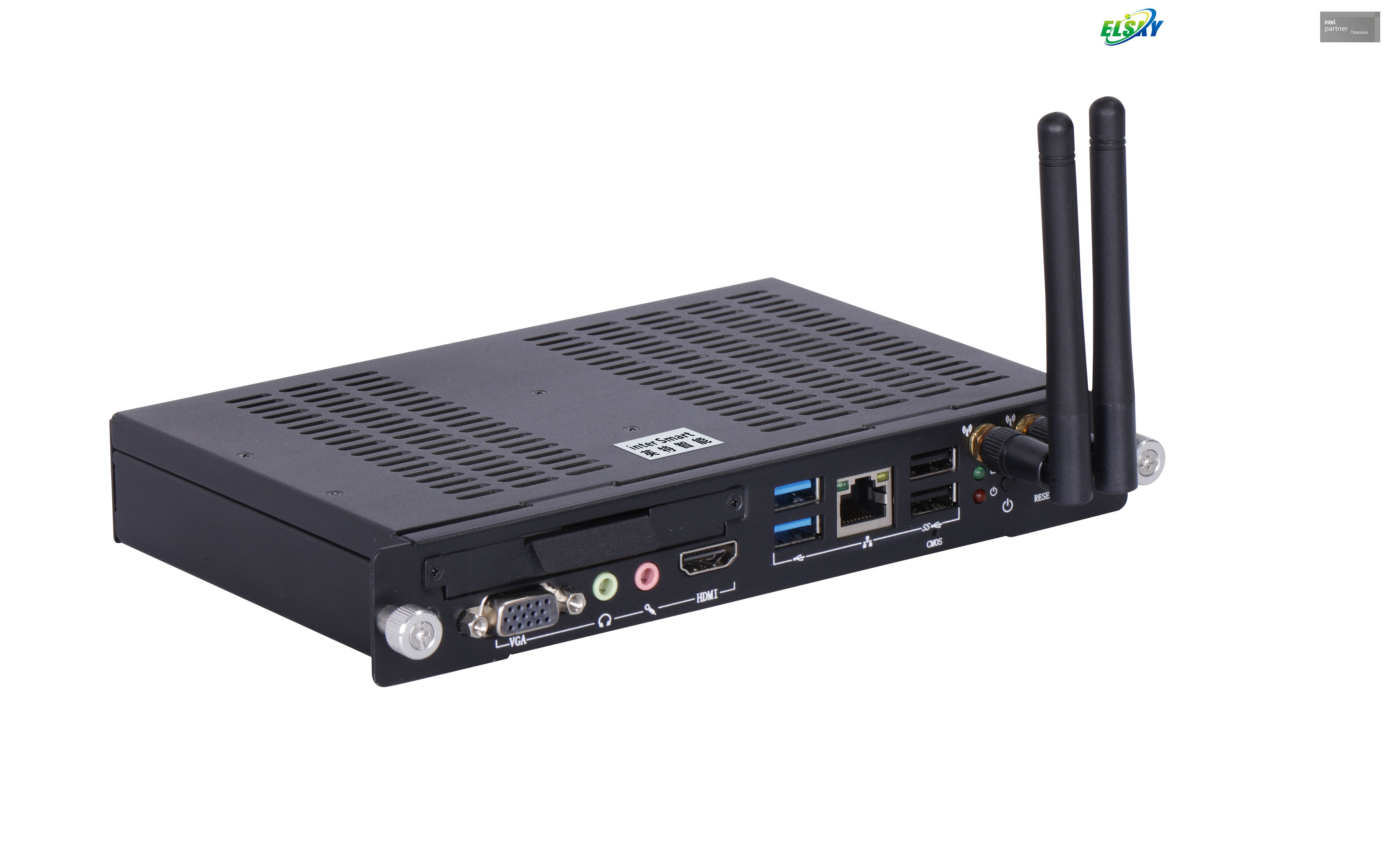 80-Pin OPS PC with Intel 6th/7th Generation CPU I3-6100U/7100U I5-6200U/7200U I7-6500U/7500U for Windows 10 Windows 8 Windows 7 Linux