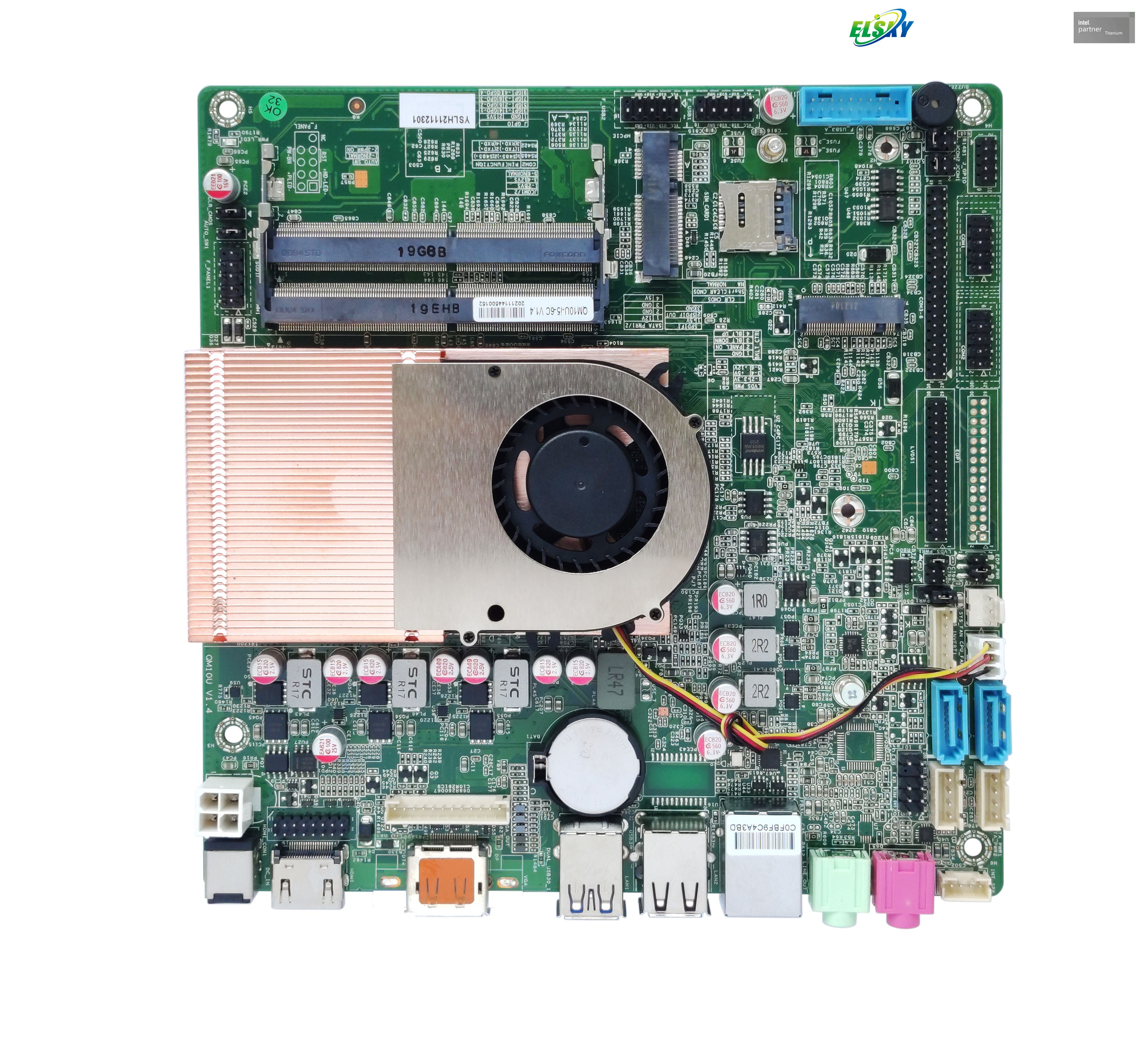 Factory Low Consumption Motherboard with Intel I3-8145U I5-8265U/8365U I7- 8565U CPU for 17 Years