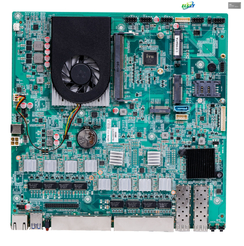 Motherboard with Fiber LAN 8*RJ45-LAN with Intel 6th/7th Generation CPU I3-6100U/7100U I5-6200U/7200U I7-6500U/7500U