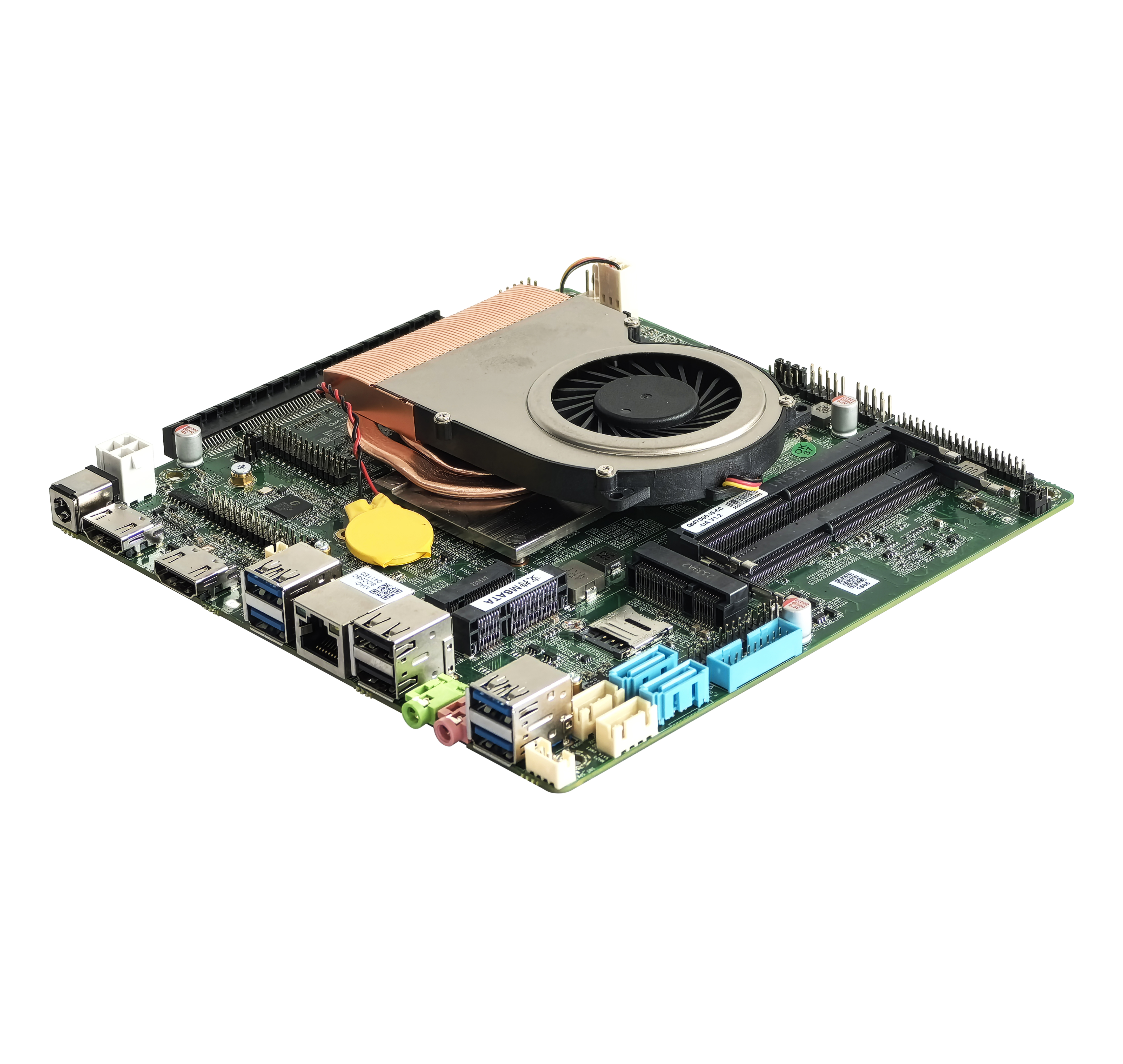  Mini itx Motherboard with Intel 6th 7th generation 2*HD-MI 4K LVDS 2K Dispaly VGA optional 6COM 2LAN 6USB etc